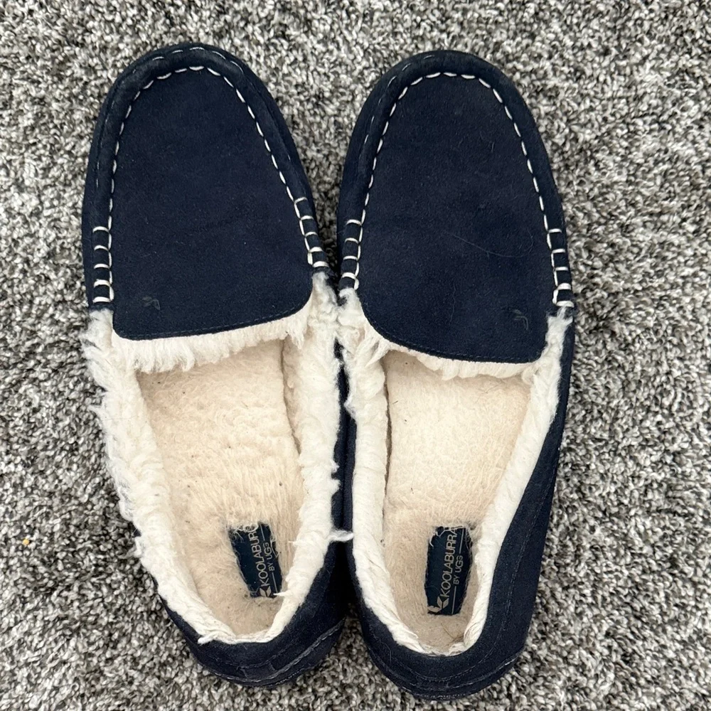 Koolaburra by Ugg Women’s Navy Moccasin Slippers - Picture 1 of 4